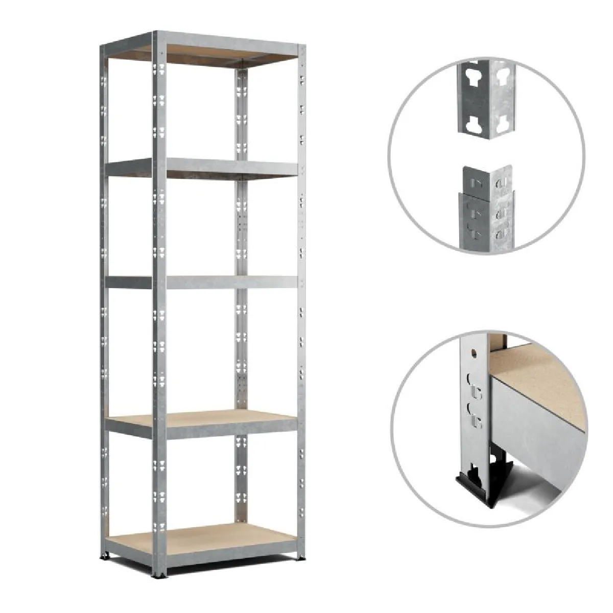 Eurospen Europsen Etagère de Rangement Gris