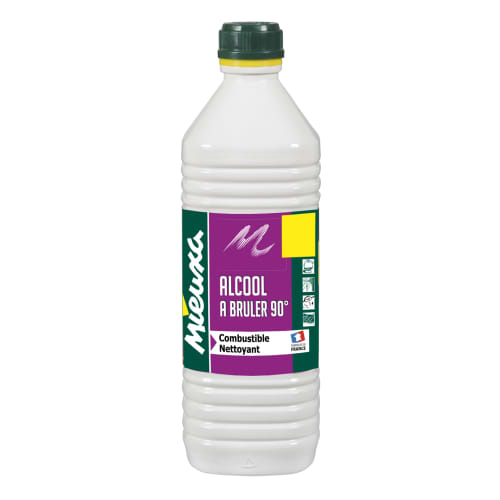 Alcool à brûler 90° Mieuxa flacon de 1 L