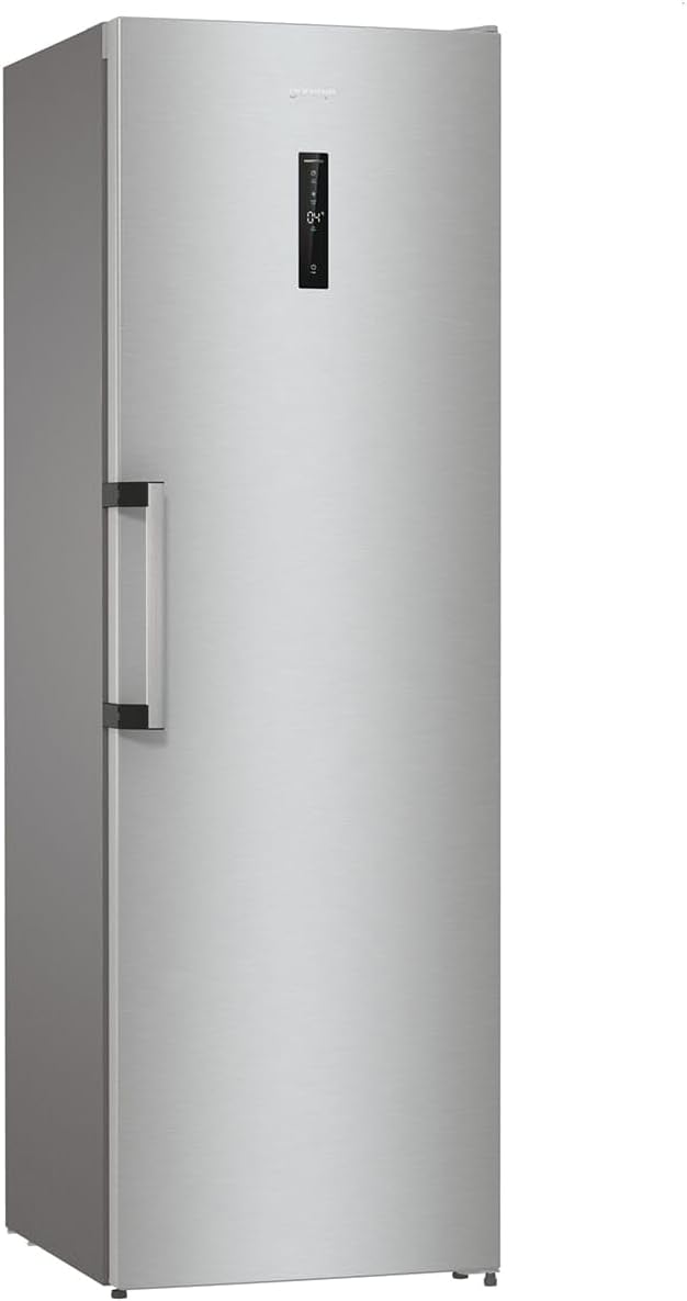 Gorenje R 619 DAXL6 Réfrigérateur/AdaptTech/FreshZone/Refroidissement par circulation d'air, écran LED, 398 l, 185 cm, classe d'efficacité énergétique D/acier inoxydable