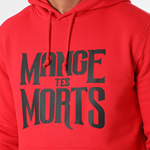 Sweat Capuche MTM Rouge Noir