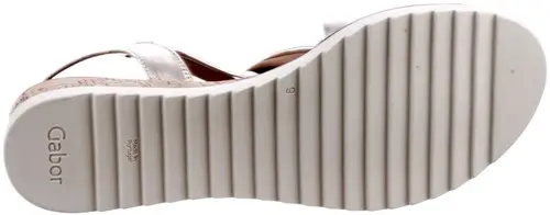 Gabor 82.751.82 maat 5 sandaal beige metallic Calandschoen