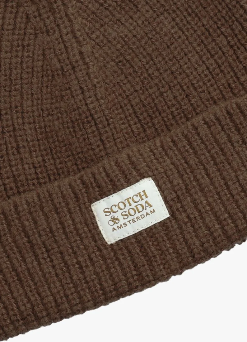 SCOTCH & SODA bruine scotch & soda muts 168573-22-fwum-k72