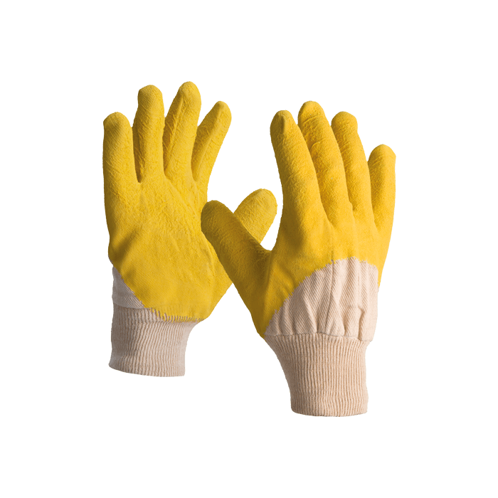 Werkhandschoenen Latex Naturel/Geel Maat 10 Per paar (6151801654603)
