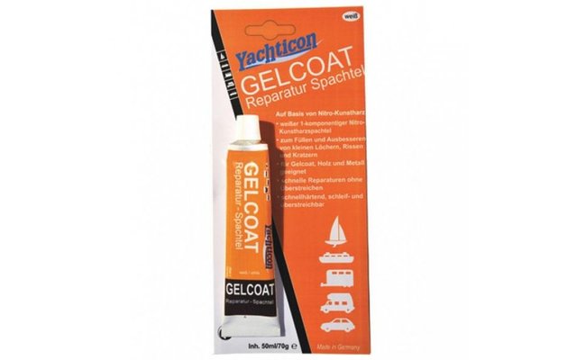 Yachticon Gelcoat Reparatur Spachtel weiß 70 g