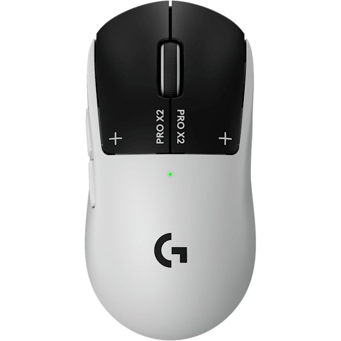 Souris Logitech gaming sans fil G PRO X2 SUPERSTRIKE Blanc et Noir