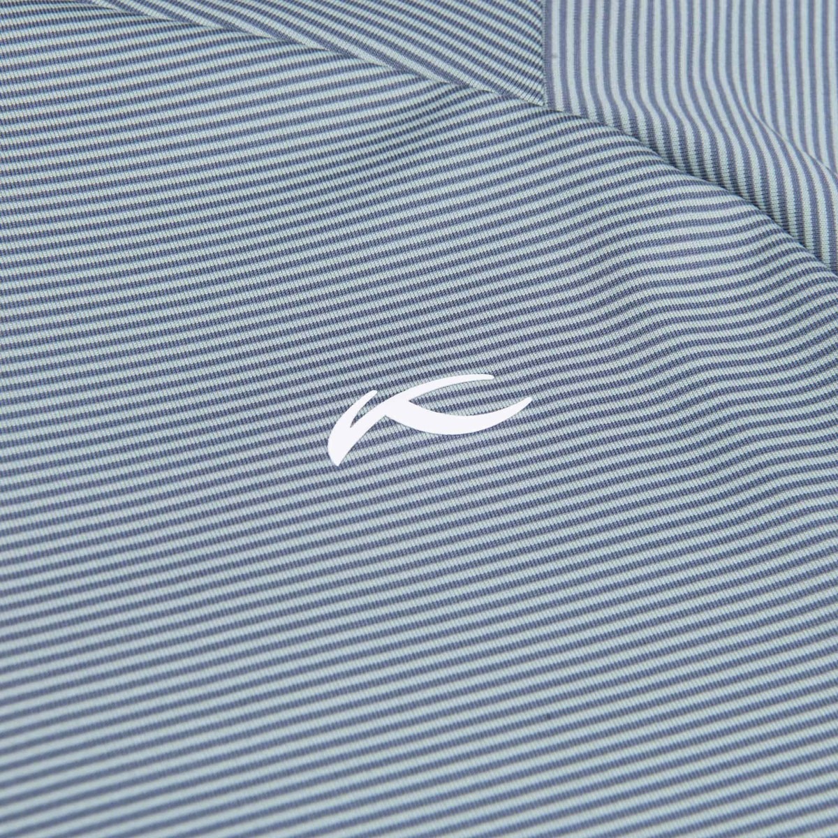 Soren Stripe Polo L/S Herre Mineral