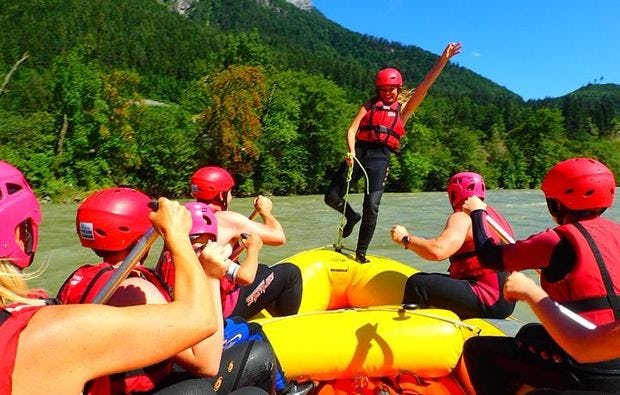 Rafting in Golling an der Salzach als Geschenk