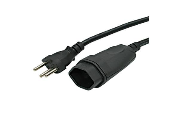 RALLONGE TD 3X1MM2 5M T12 T13 SW NOIR