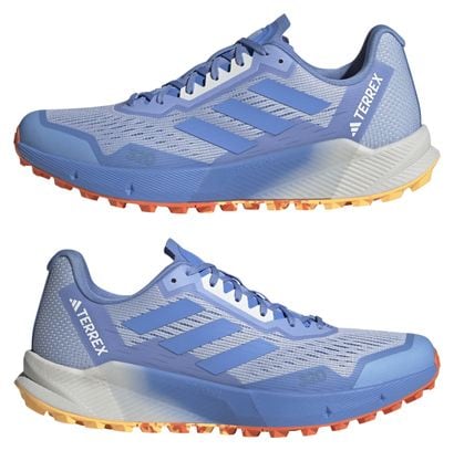 Chaussures de Trail adidas Terrex Agravic Flow 2 Bleu Orange