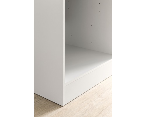 Held Furniture keukenblok zonder apparatuur Milan 390 cm grijs hoogglans gedemonteerd omkeerbaar model 636.1.6211