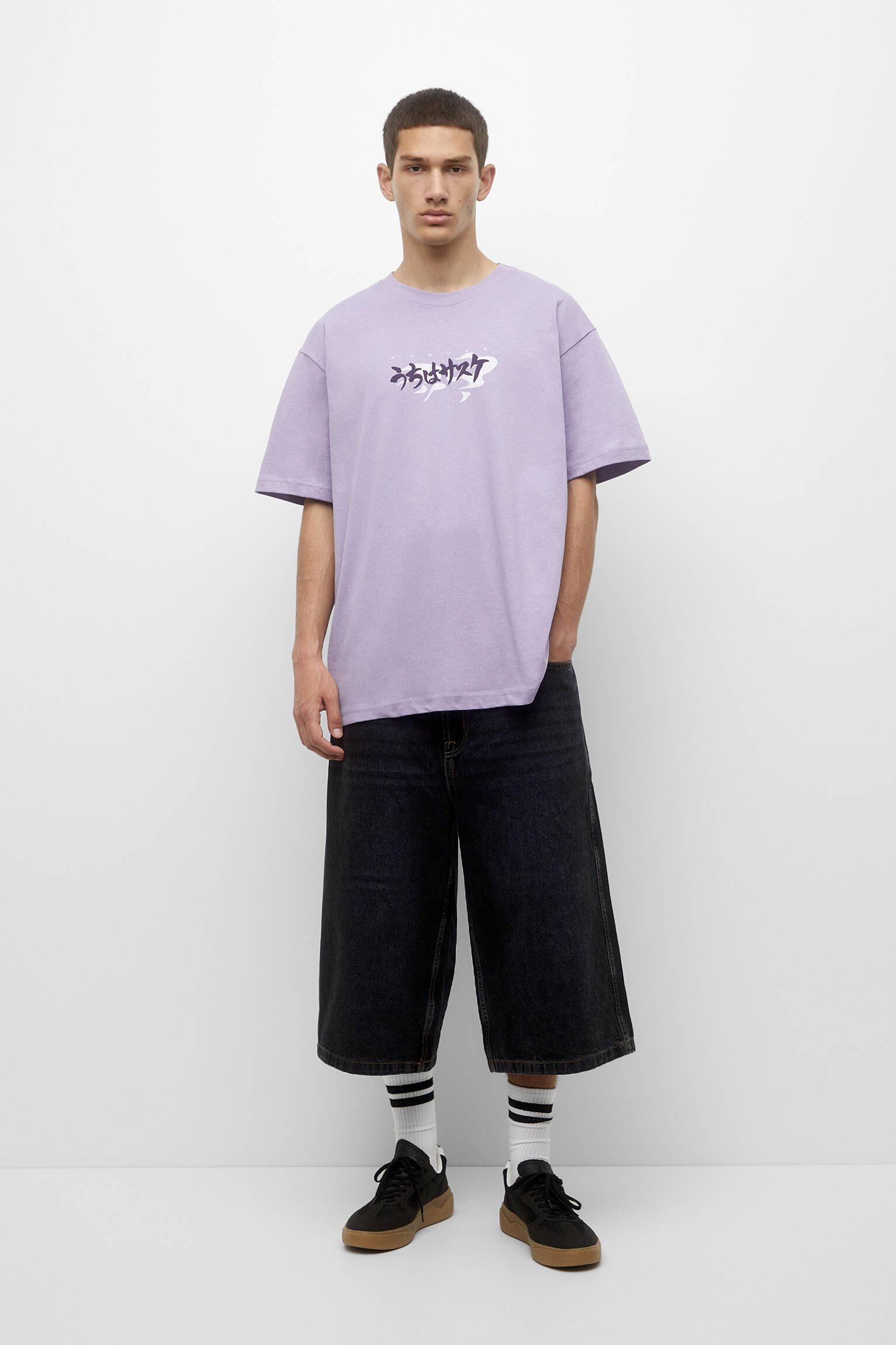 CAMISETA ROXA DO SASUKE UCHIHA - ROXA