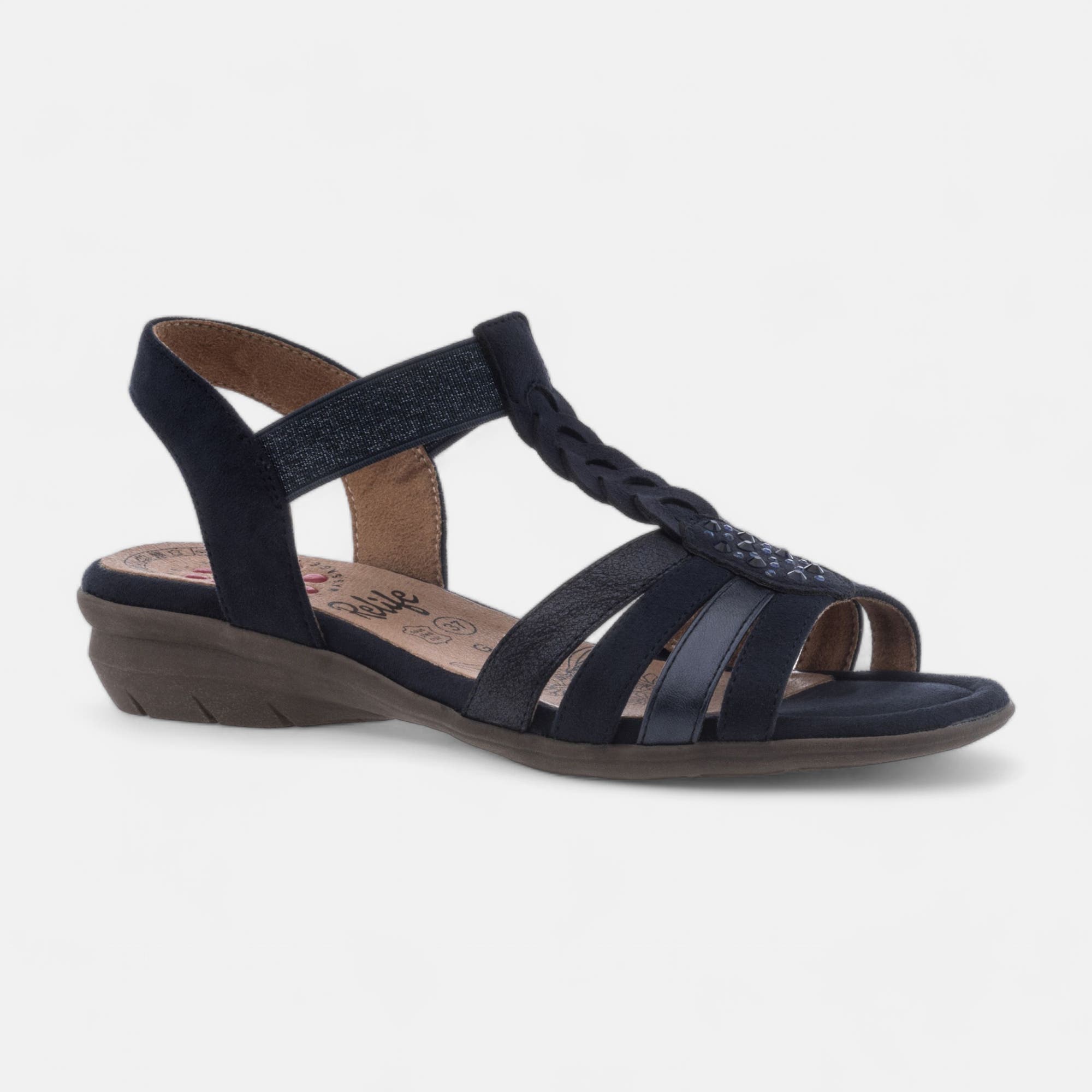 Sandales Femme bleu marine