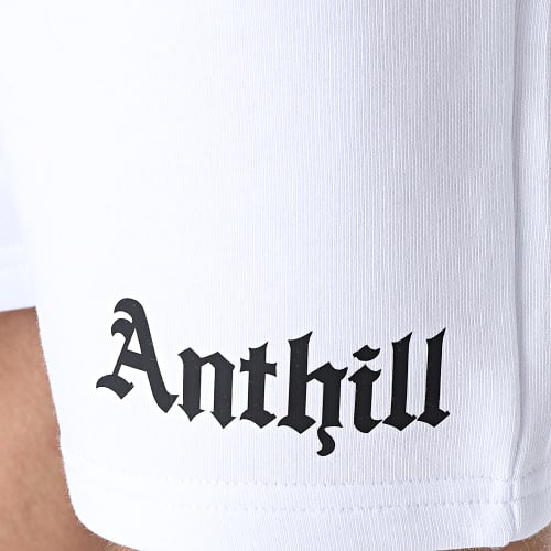 Short Jogging Gothic Blanc Noir