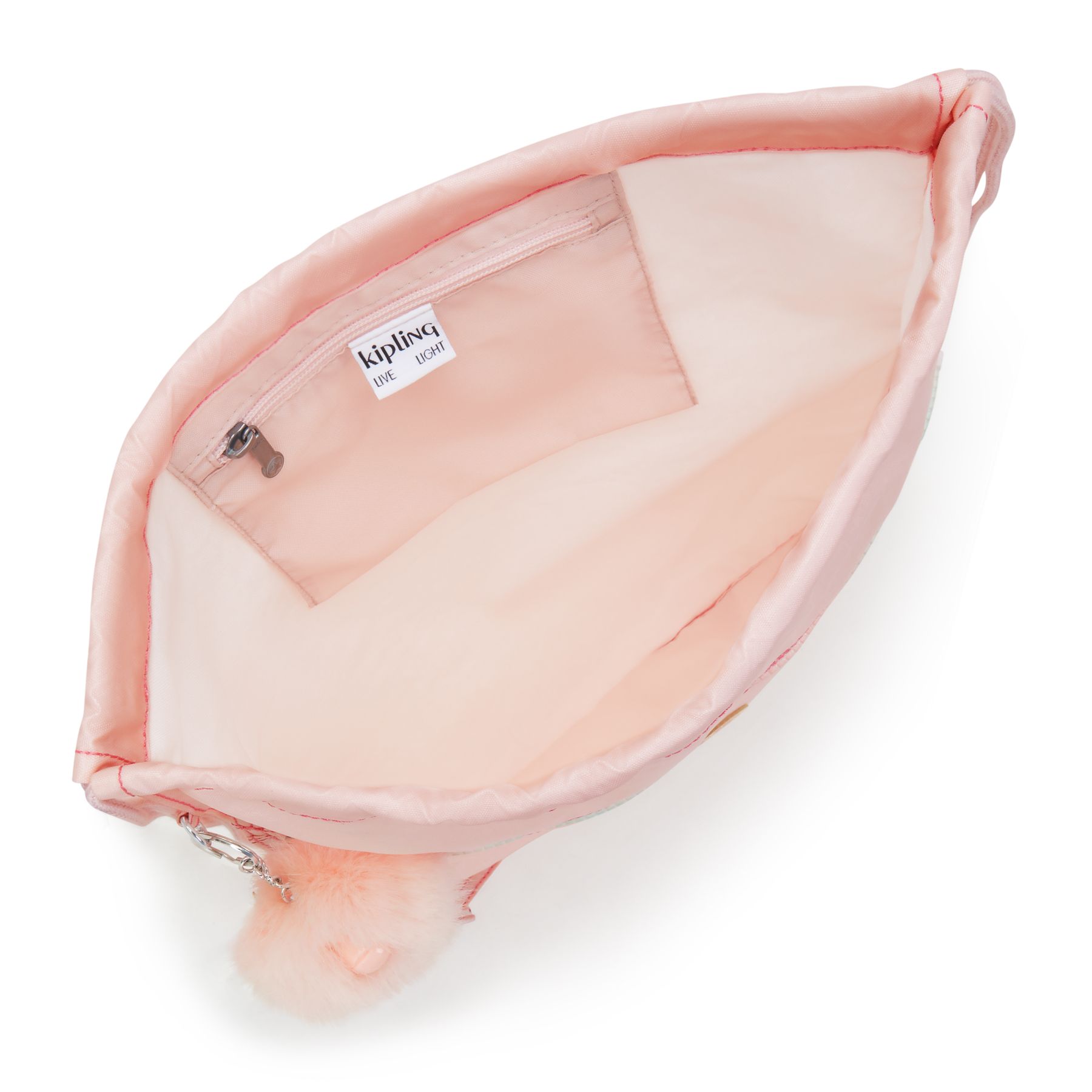 SUPERTABOO Sac moyen avec cordon de serrage - Blush Metallic