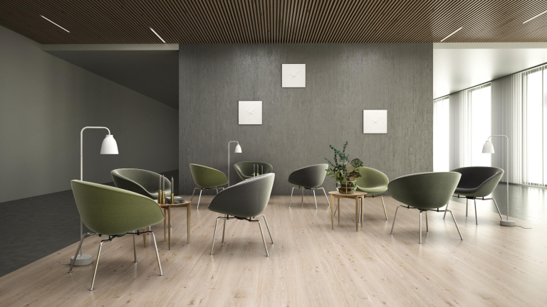 Fritz Hansen Tray salontafel 60 zwart eiken