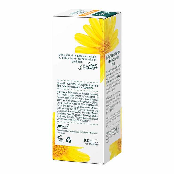 Kneipp Gesundheitsbad Muskel Entspannung, 100 ml