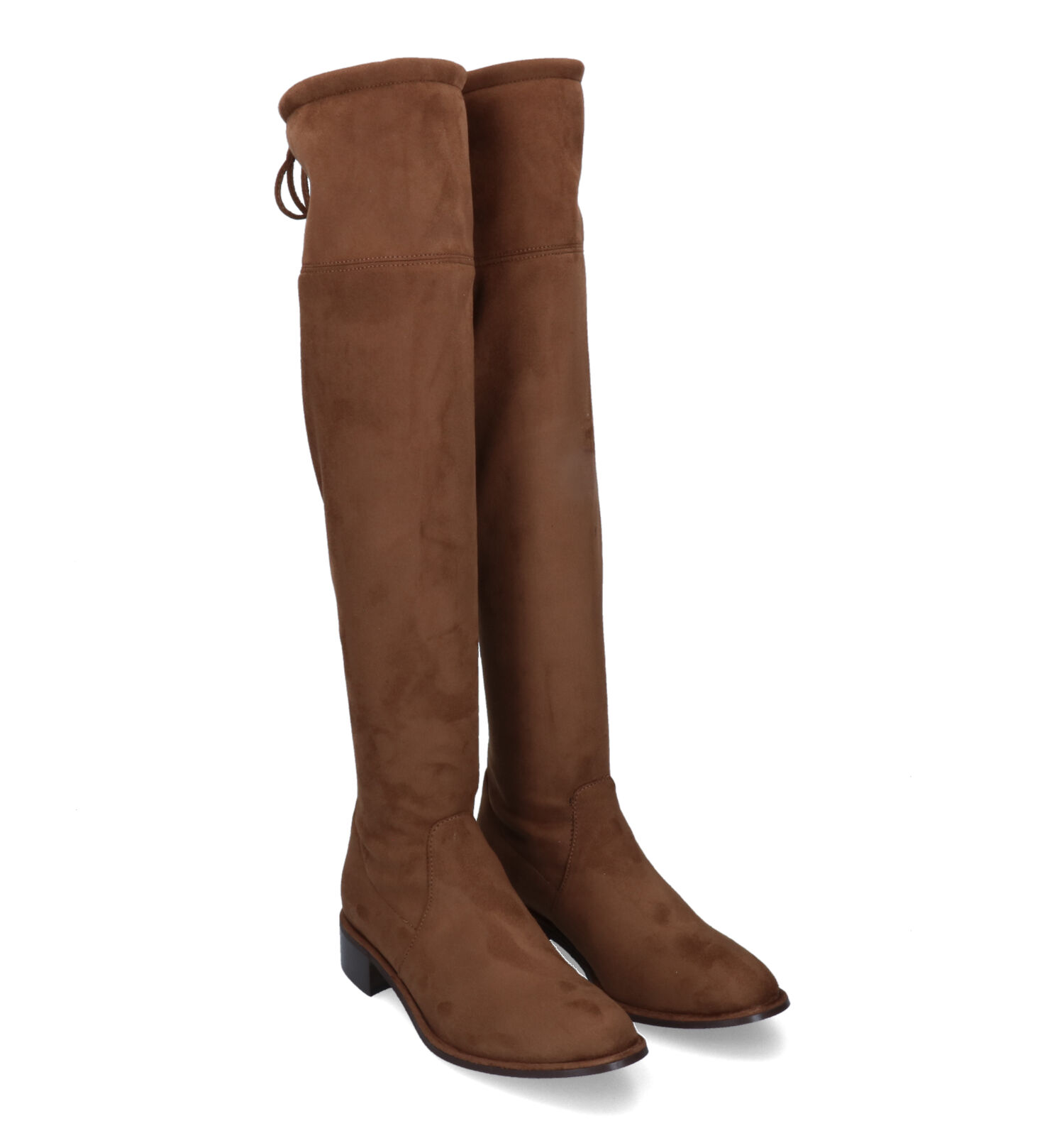 Overknees bruin
