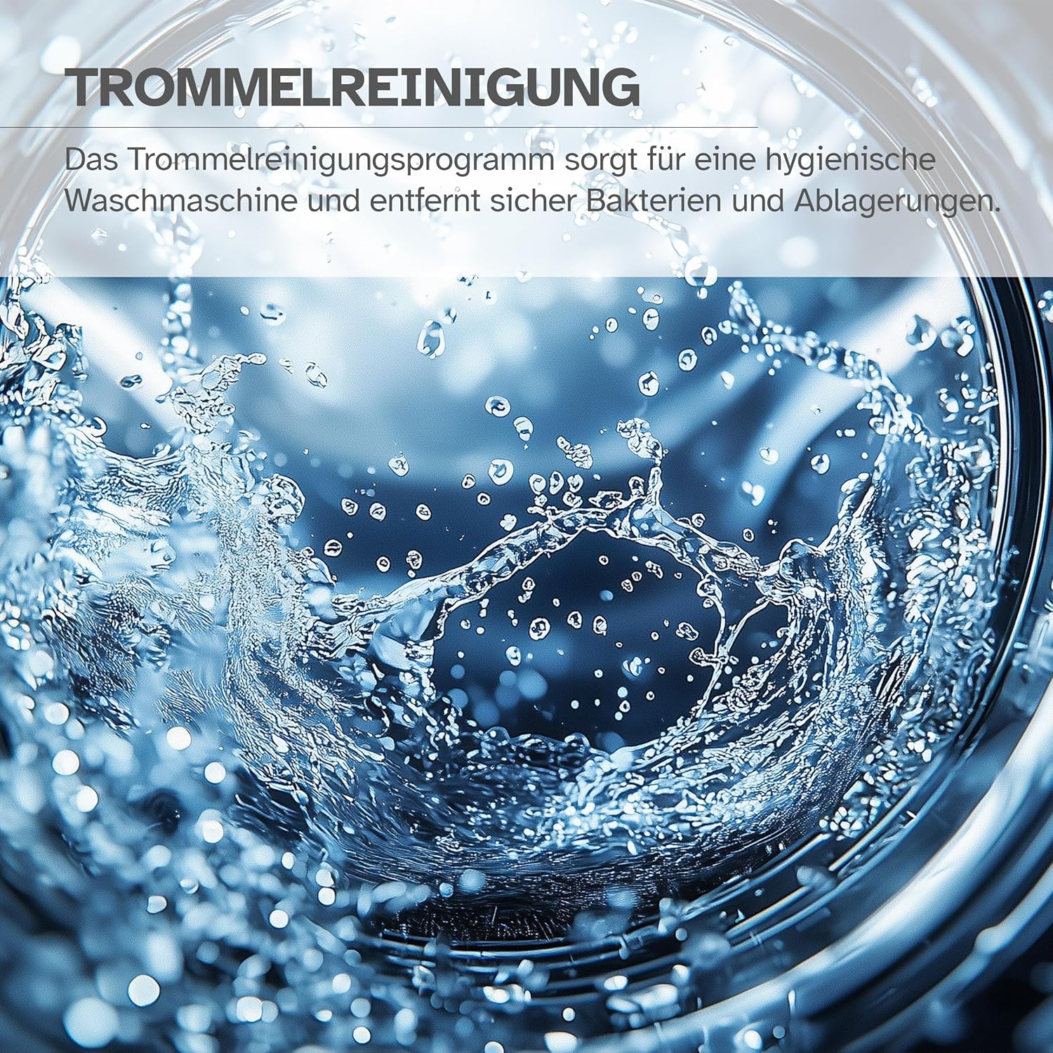 HEINRICHS Waschmaschine, Steam-Funktion, 10kg Mega Kapazität, 15 Programme, 1400 U/min., Aqua-Stop, LED-Display, Endzeitvorwahl, mit Kindersicherung, langlebiger und leiser Inverter Motor,Weiß