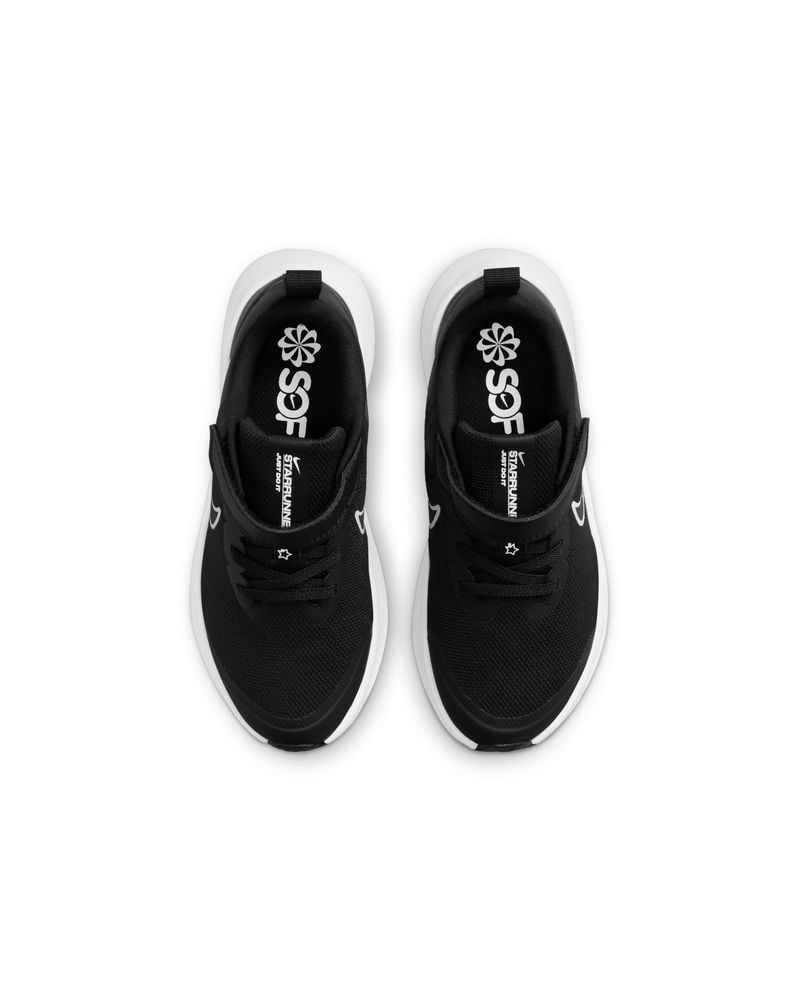 Chaussures de running Nike Star Runner 3 Noir & Blanc pour enfant
