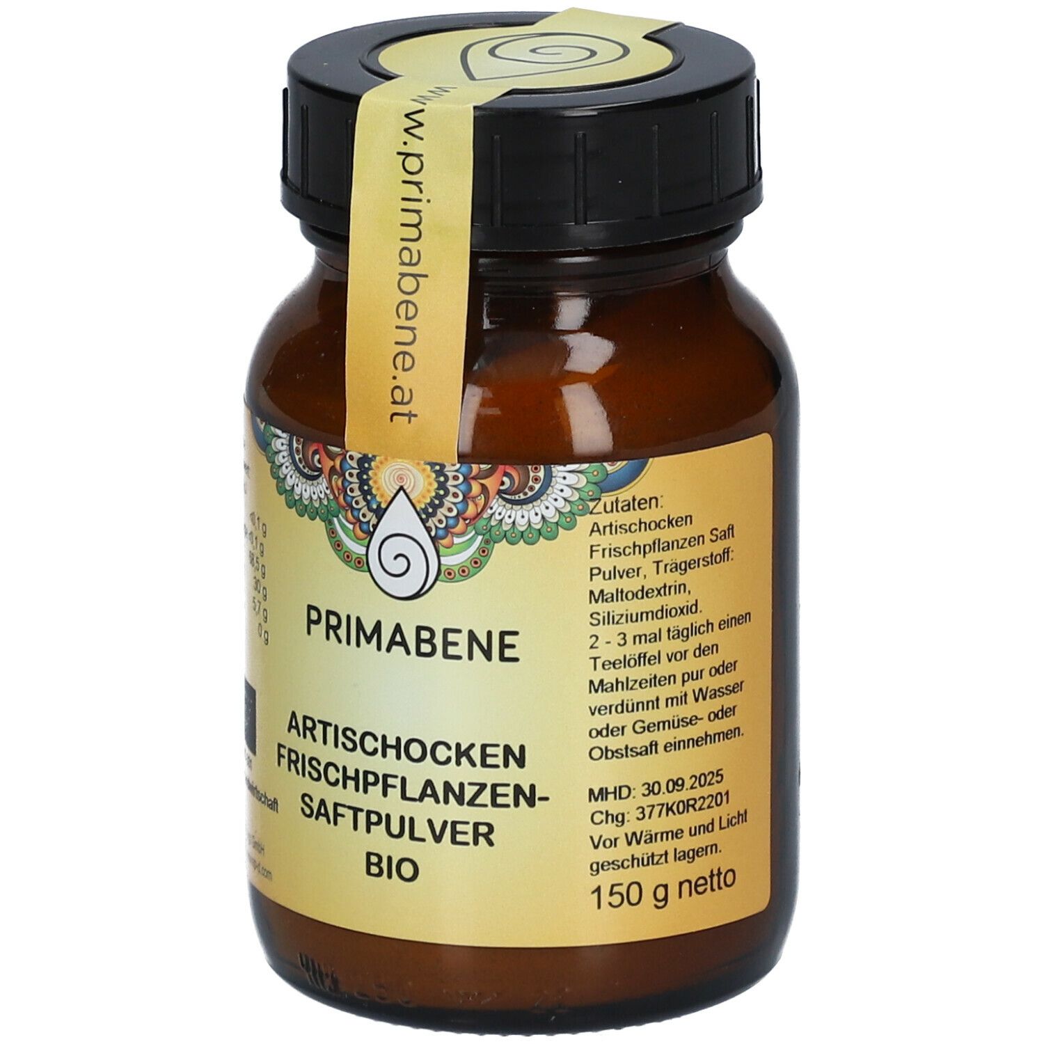 PRIMABENE Artischocken Frischpflanzensaftpulver BIO