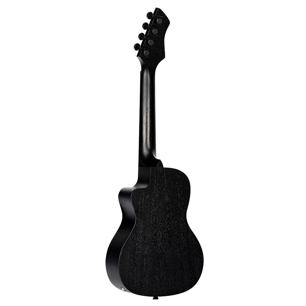 Ortega RUHZ-CE-SBK Horizon Series Concert Ukulele Black elektrisch-akoestische concert ukelele