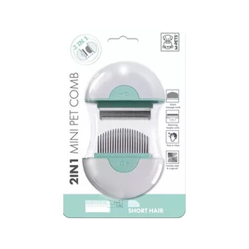 M-Pets 2 in 1 Mini Kam Kort Haar