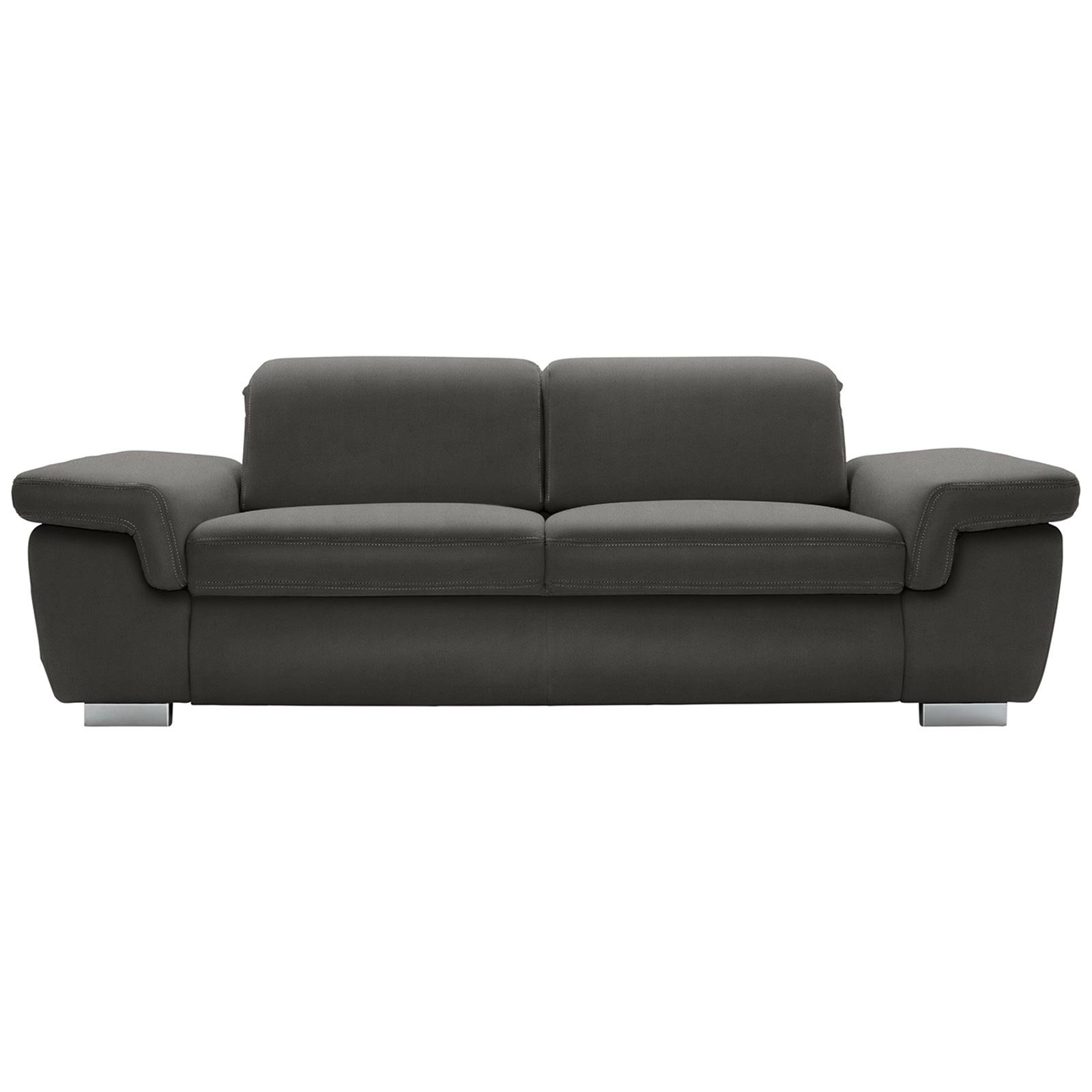 polsterpower 3-Sitzer Boxspringsofa - Holiday steel - Basismodell