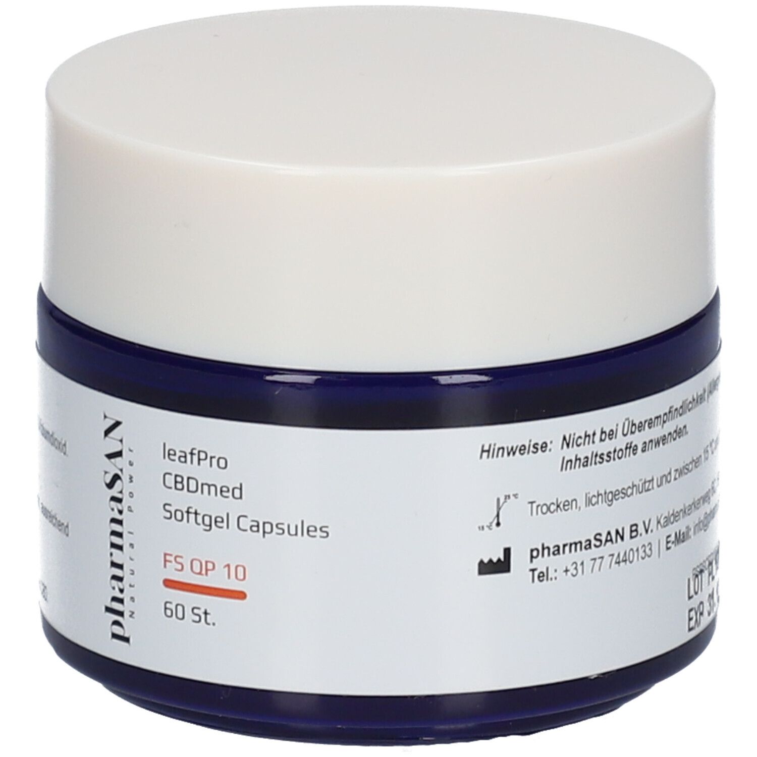 leafPro CBDmed Softgel Kapseln 600 mg