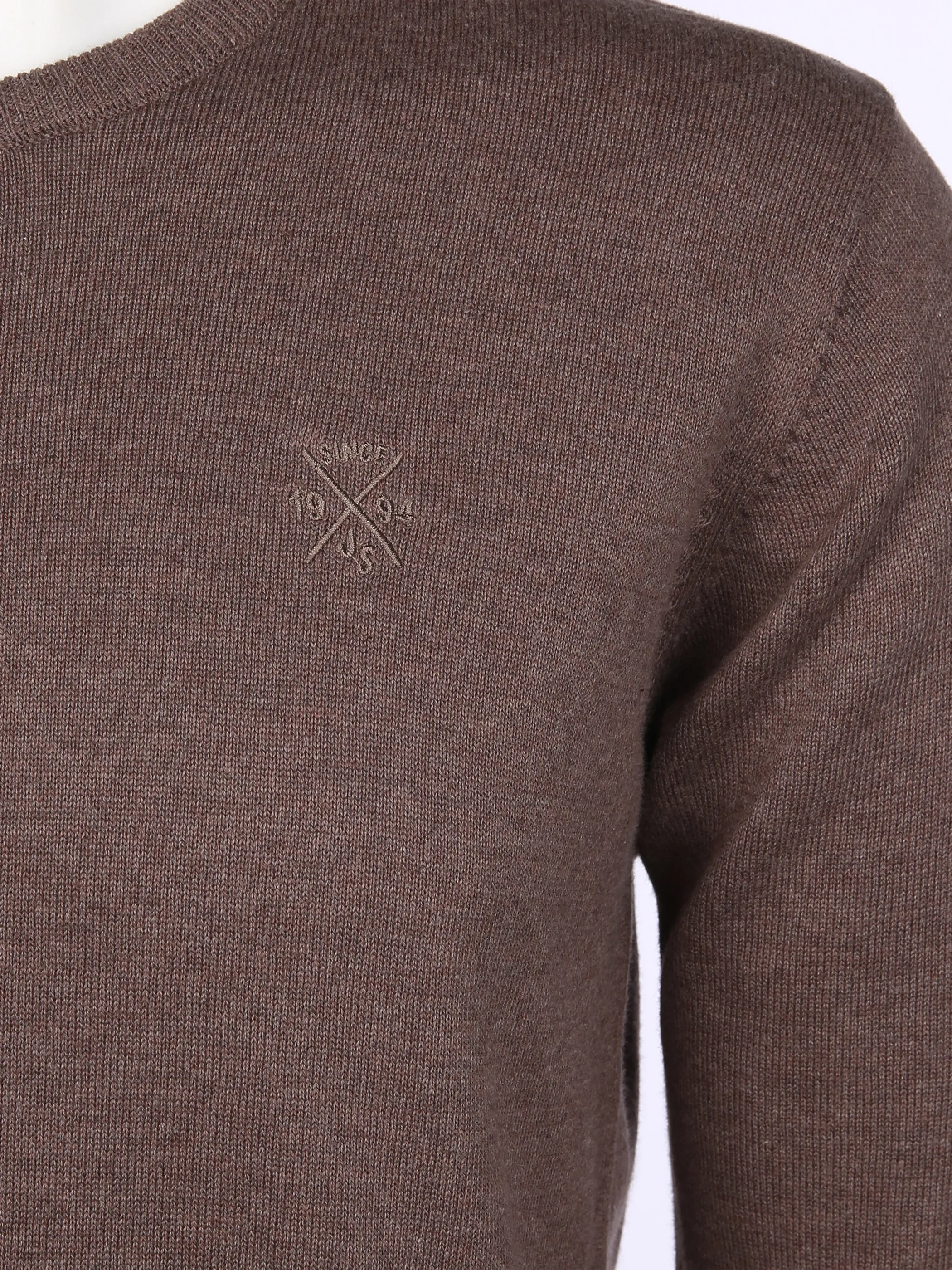 Herren Pullover unifarben
