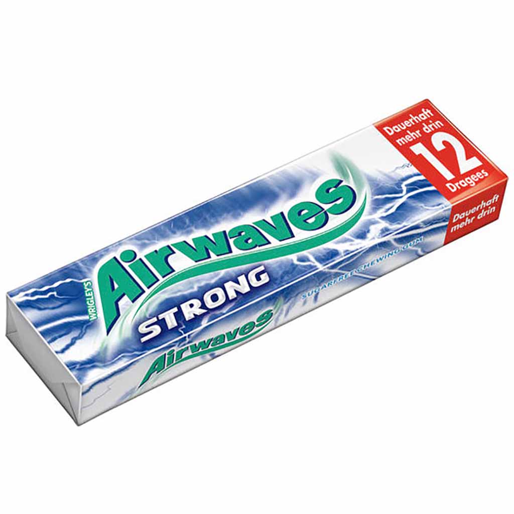 Wrigleys Airwaves Strong 30x 12er=360 Kaugummi MHD:26.1.26