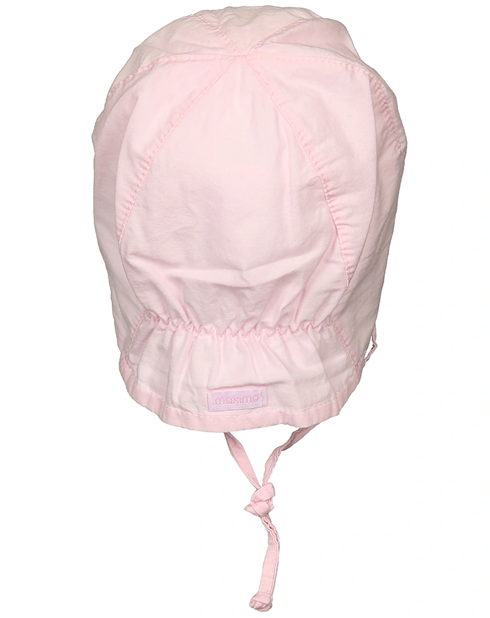 Schirmmütze BABY GIRL mit Nackenschutz in pastellrosa