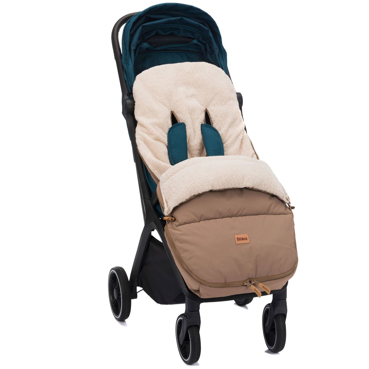 fillikidfillikid   Fusssack Kinley Teddy taupe