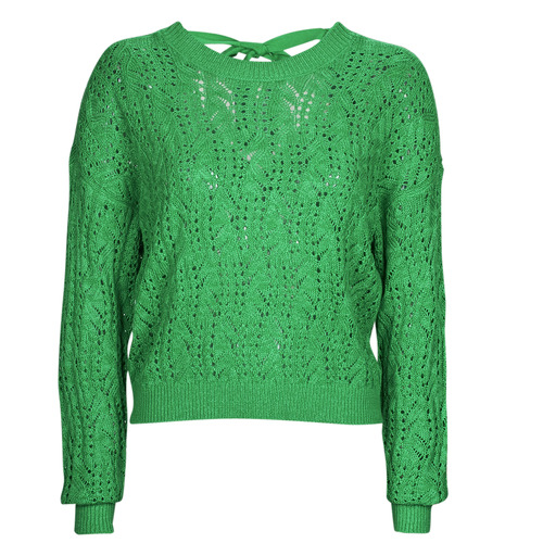 Vero Moda - VMVERENA LS OPEN BOW BACK PULLOVER BOO - Vert
