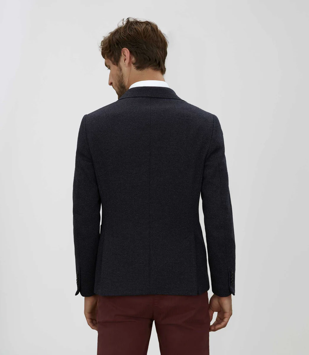 Veste casual marine 