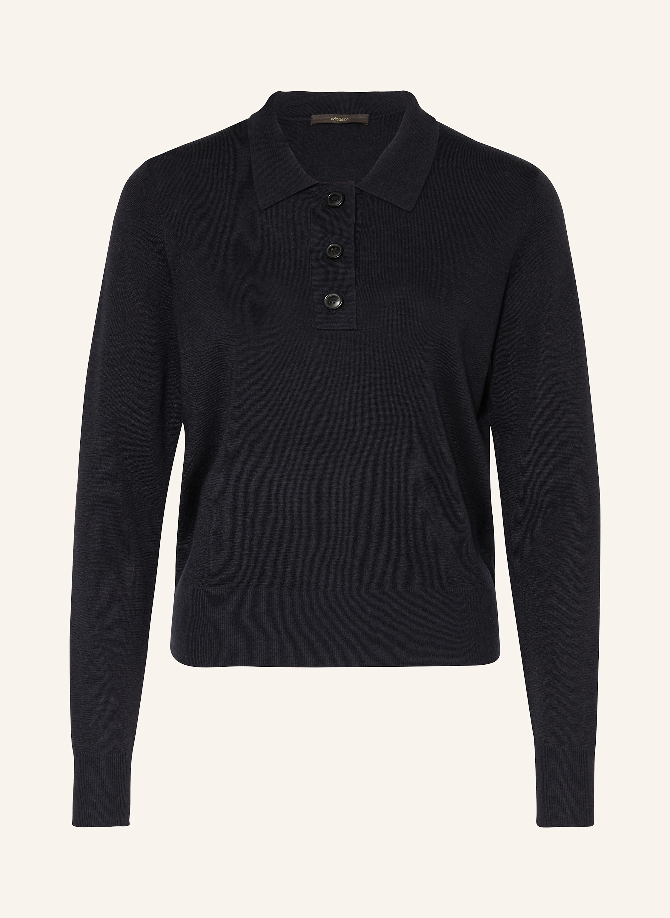 windsor. Strick-Poloshirt
