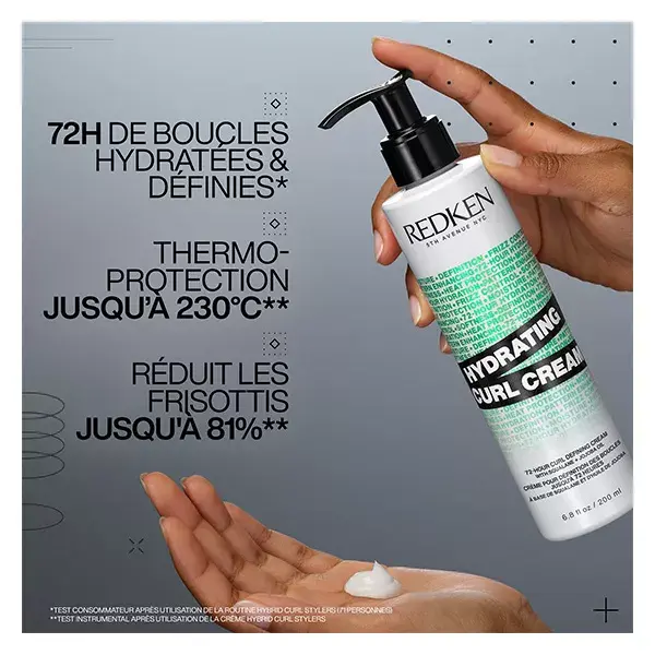 Creme hidratante Redken Hybrid Curl Stylers para cabelos cacheados