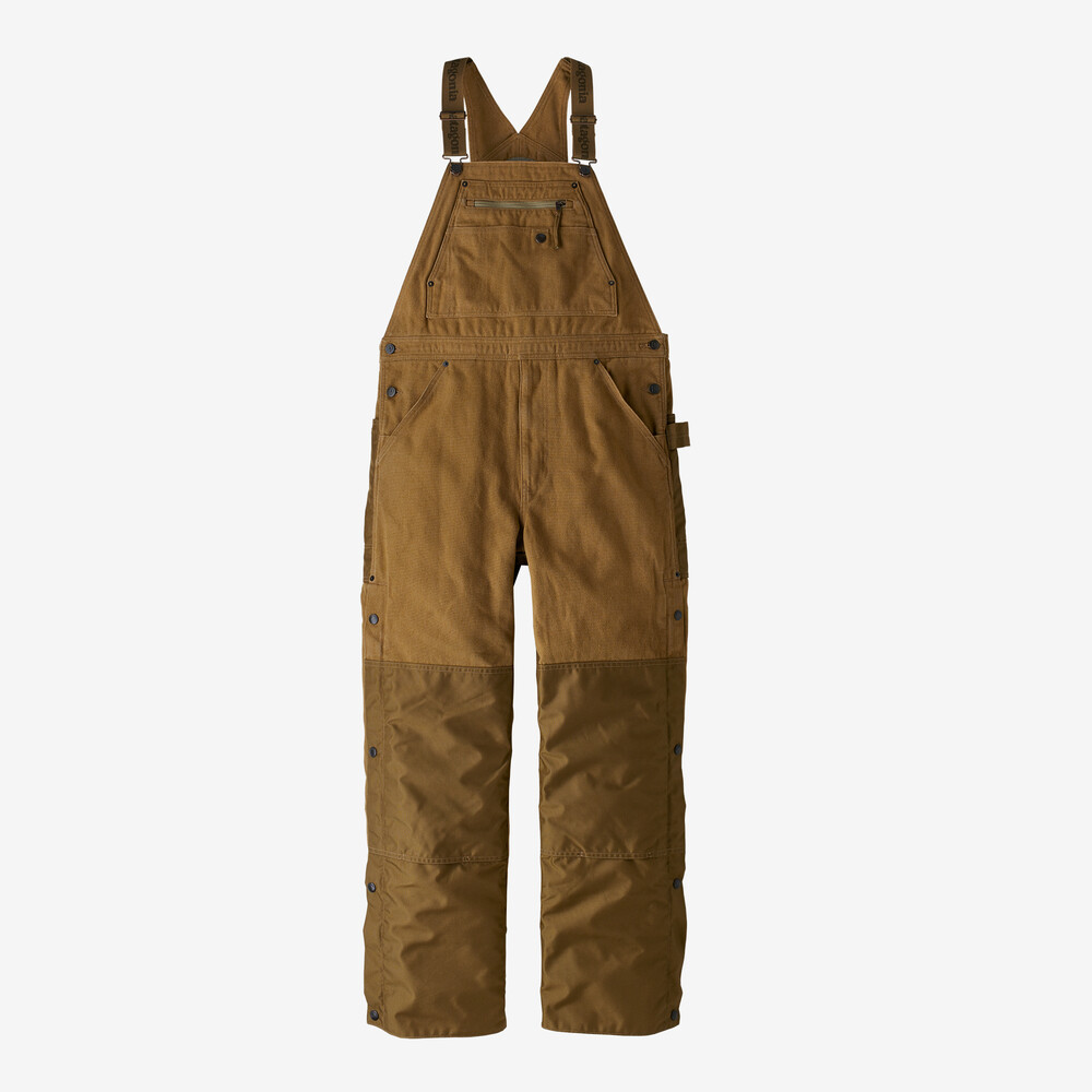 Iron Forge Herren-Latzhose aus Hanf-Canvas mit Isolierung – Kurz