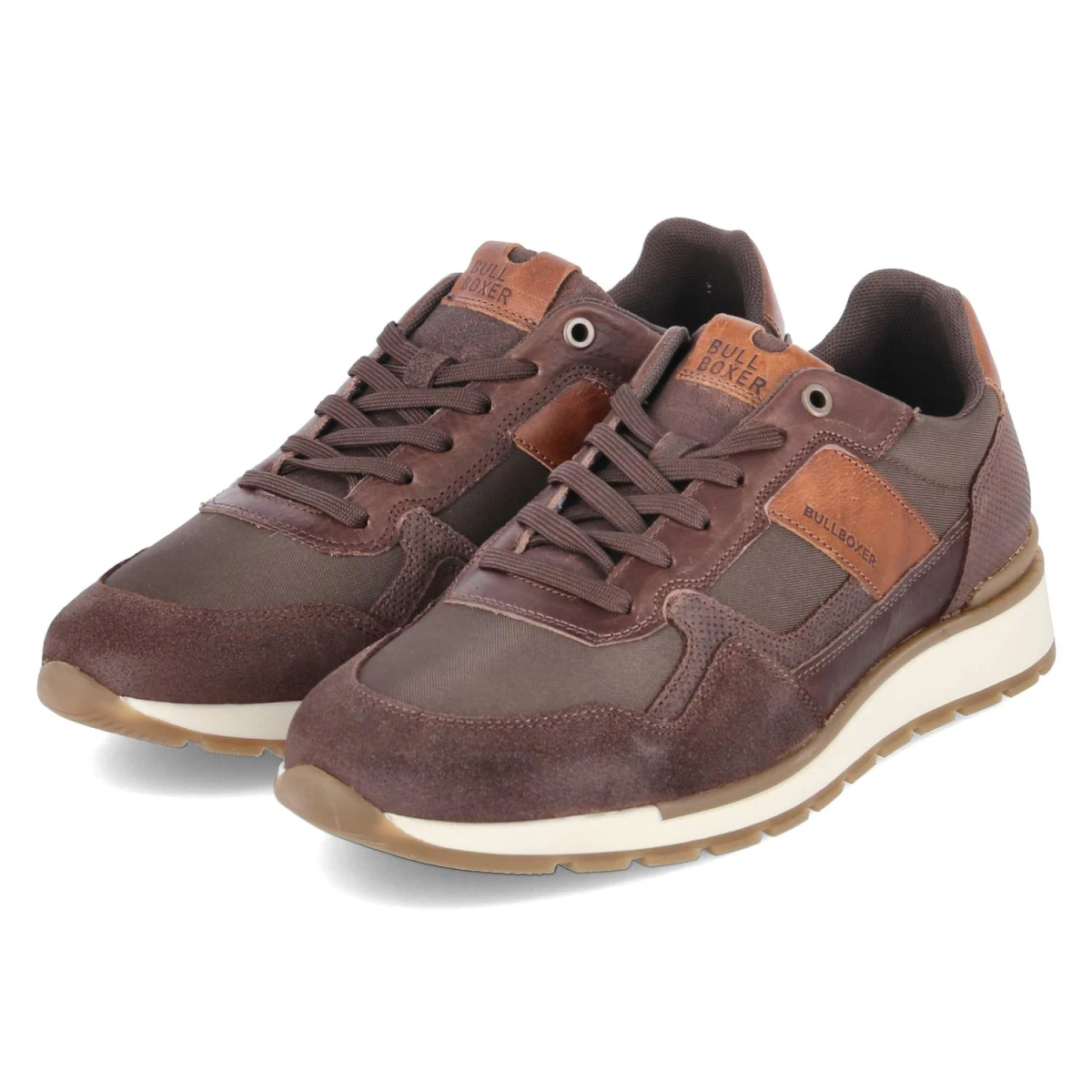BullboxerLow Sneaker - Dark Brown-Cognac