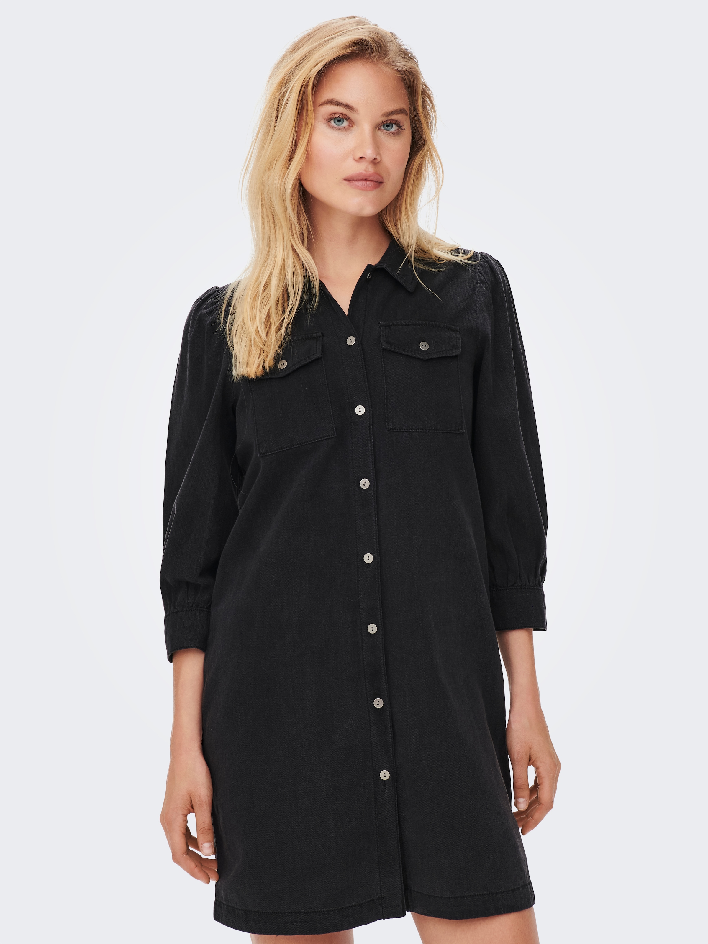 ONLY Jeanskleid »ONLFELICA DNM DRESS NOOS« Brusttaschen