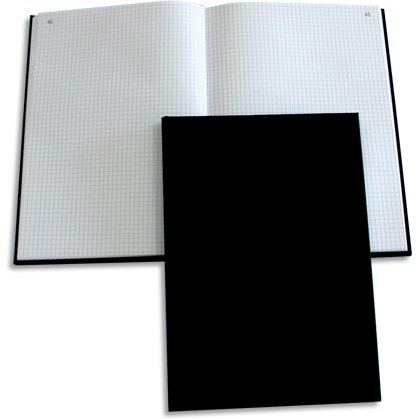 Registre standard, 360 x 230 mm, quadrillé 5x5