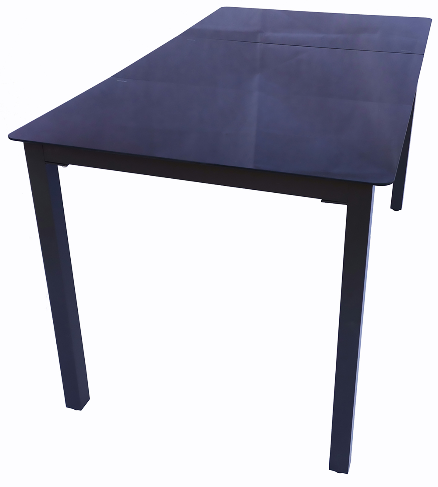 7-teilige Sitzgruppe - anthrazit - Aluminum - 140x80 cm