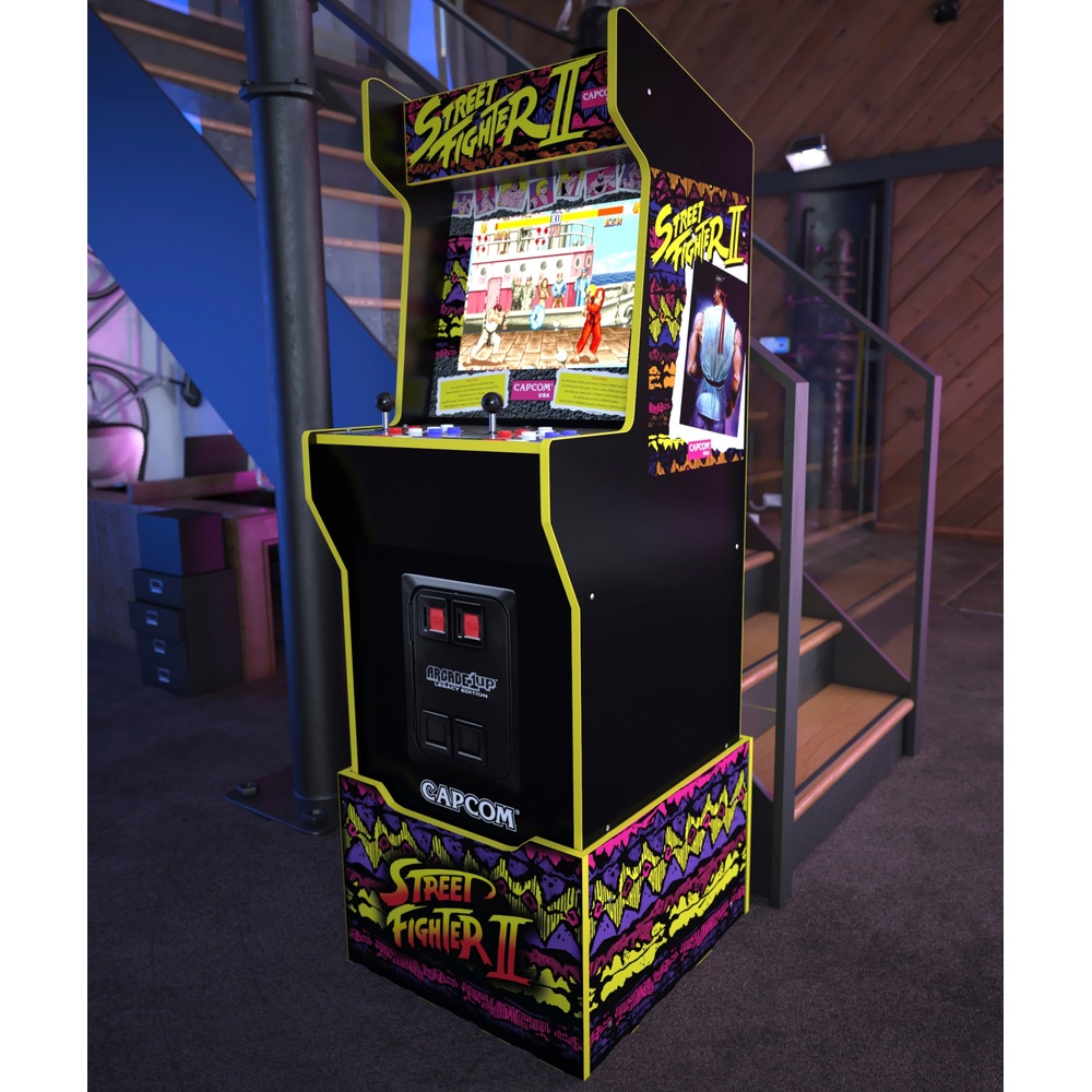 Arcade1Up Street Fighter Capcom Legacy Edition-Automat mit 12 Spielen