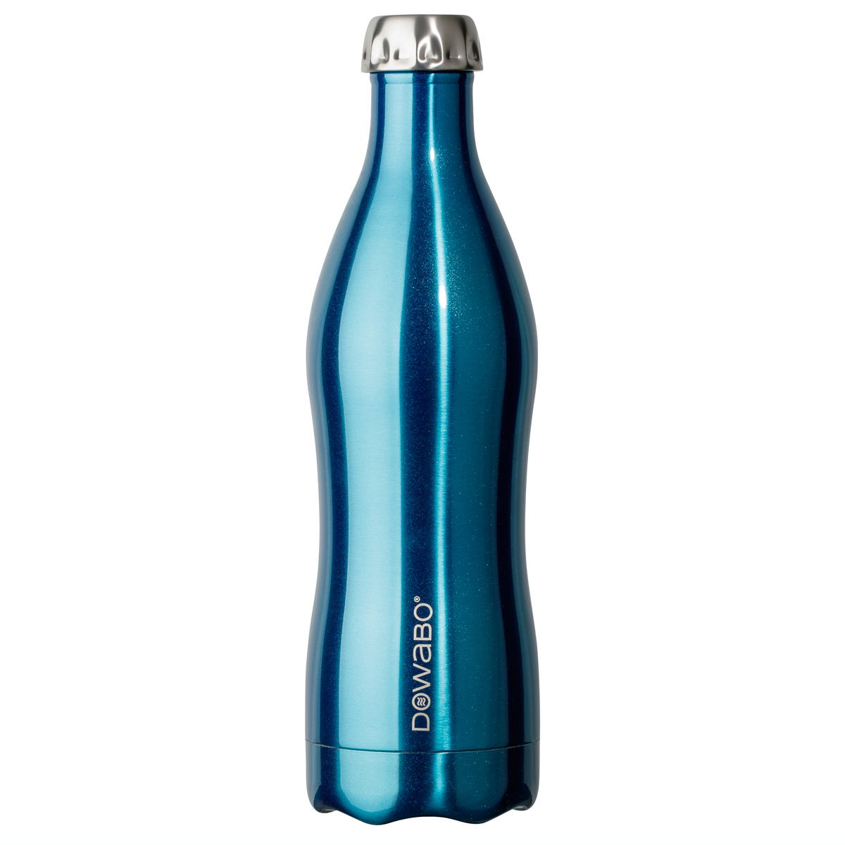 Dowabo Metallic Collection 750 ml thermosfles - Blue
