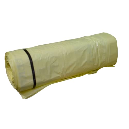 Sac plastique DASRI 100L jaune NF X