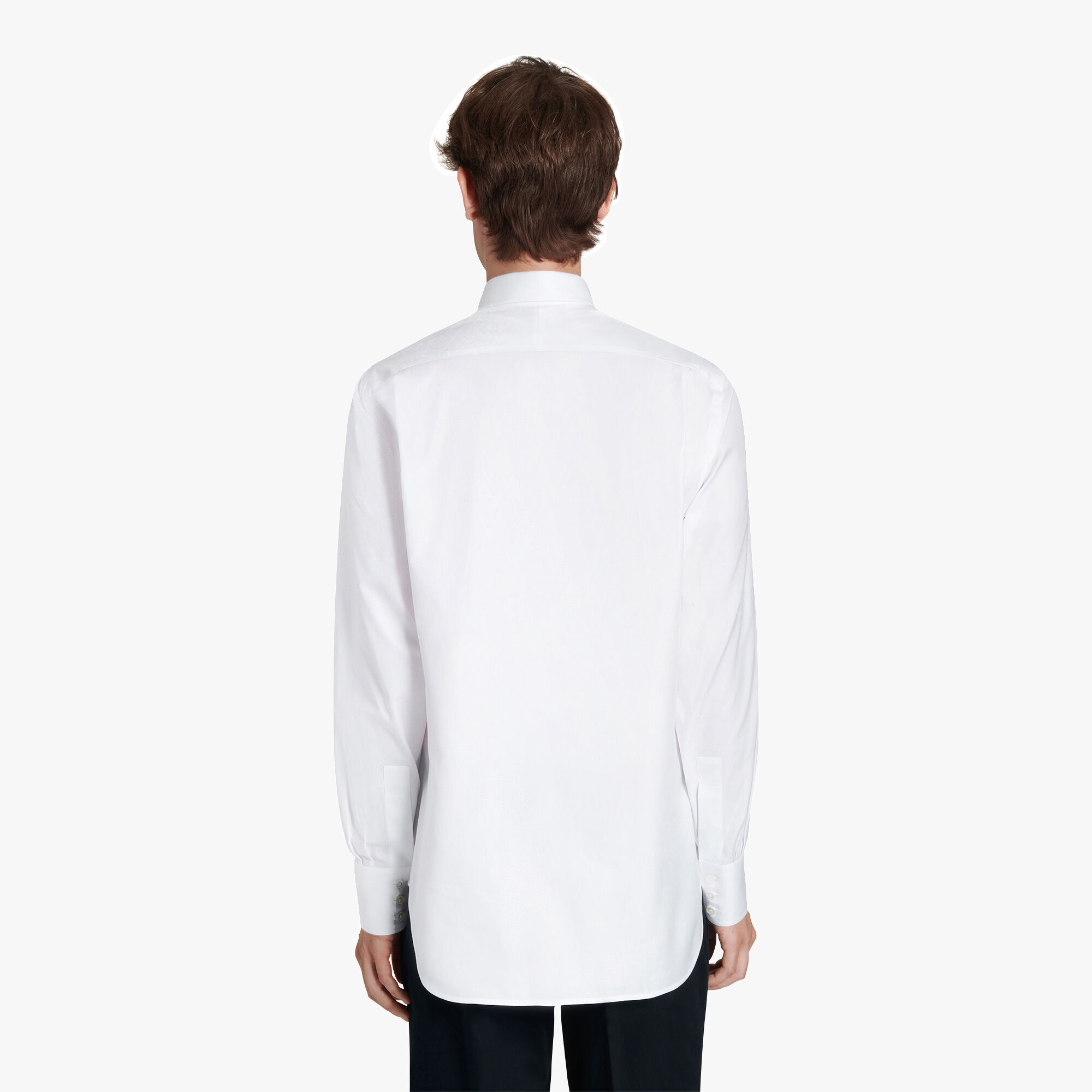 Chemise Alessandro À Col Boutonne En Coton Scritto