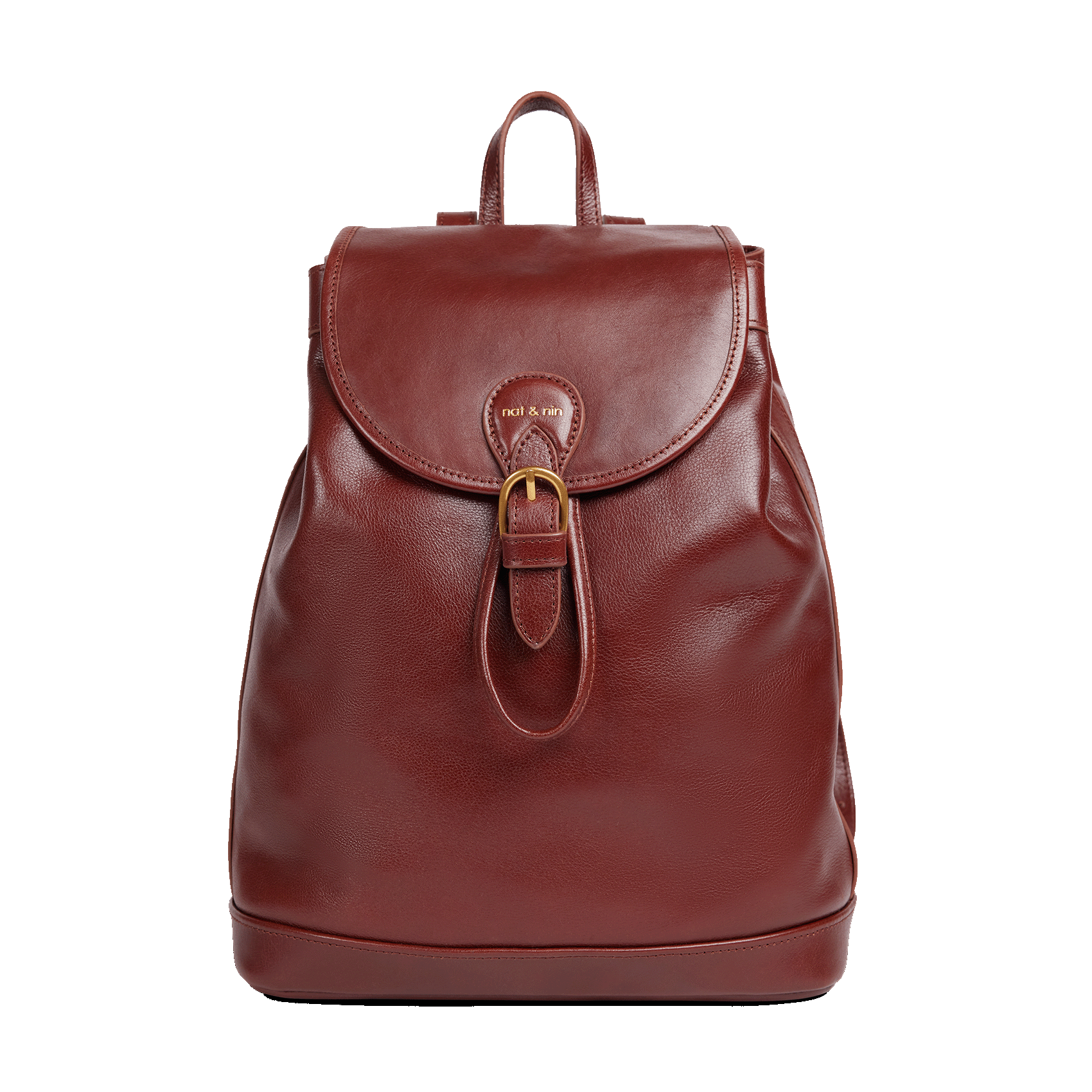 JUDE - Sac à dos en cuir | Marron