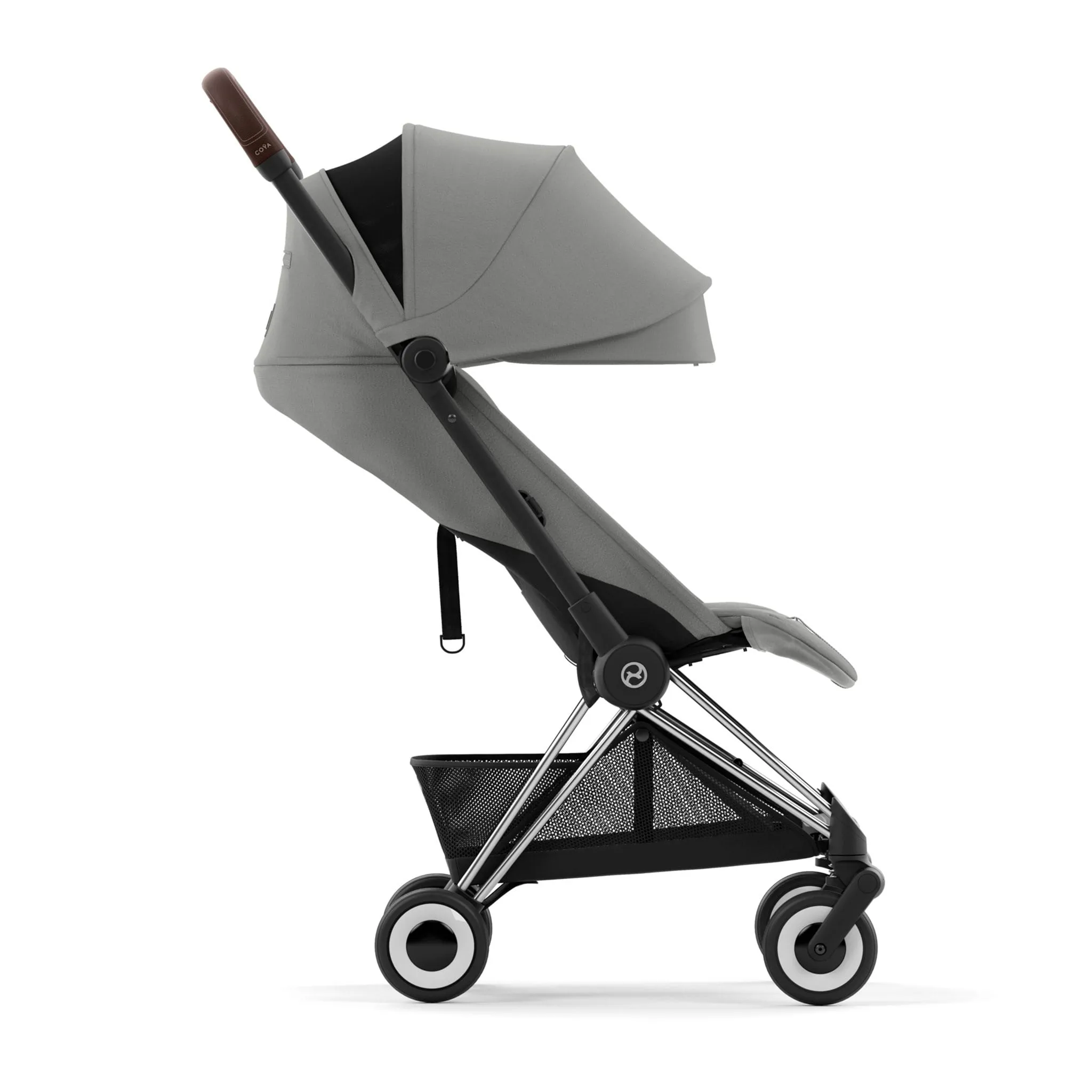 Cybex Poussette Coya - Cadre chromé avec siège gris mirage