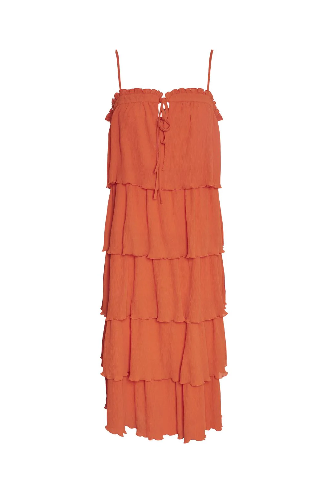 Y.A.S Yasfilippa Strap Midi Dress  cherry tomato