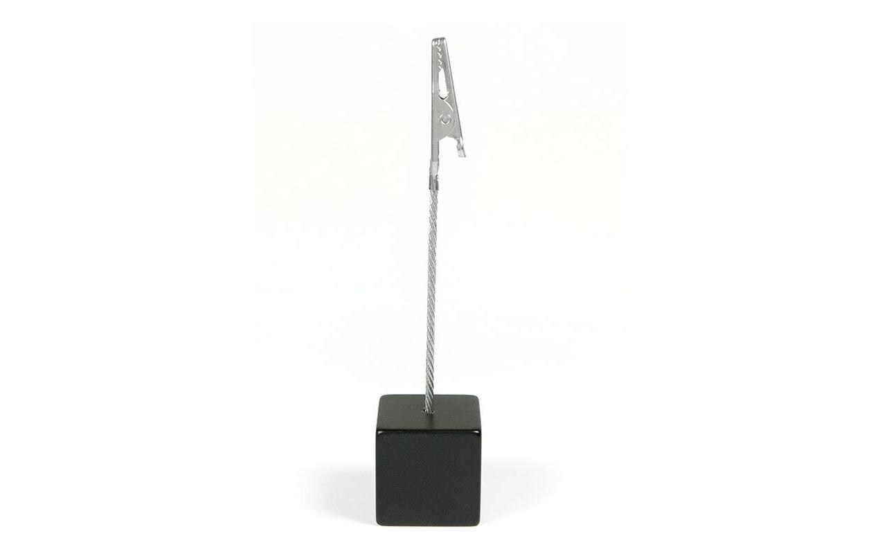 Tischkarte Halter Cube 1 Stück, Schwarz mattKartenhalter für zuhause oder Büro