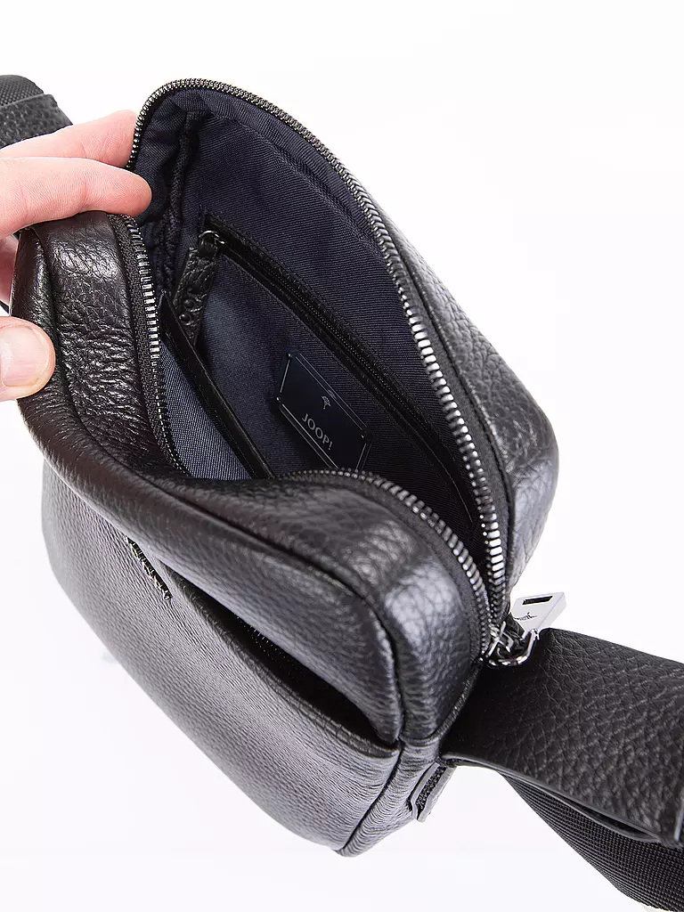 JOOP Ledertasche - Umhängetasche CARDONA LUAN schwarz